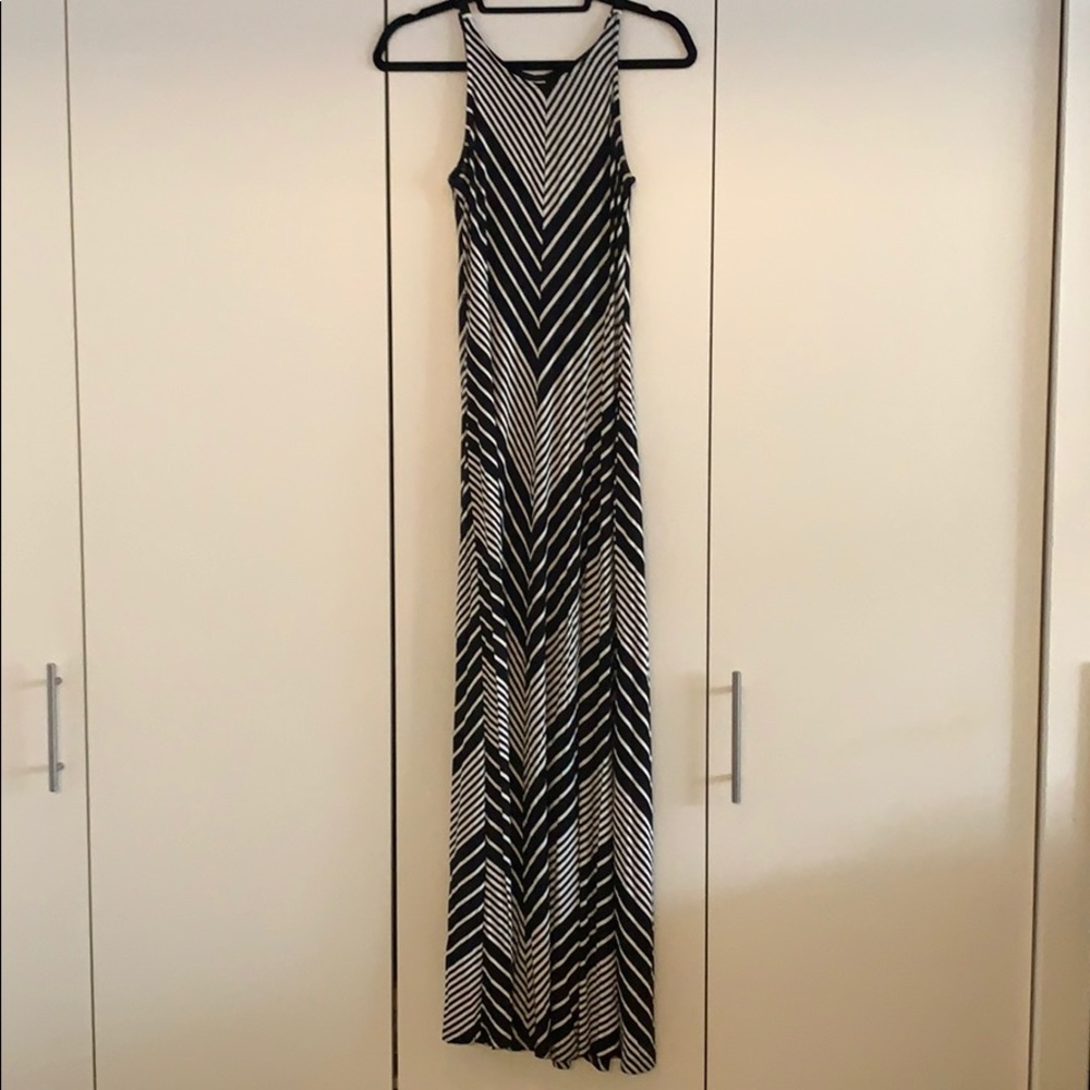 Striped maxi dress